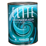 Эмаль акриловая Elite Decorator Aqua