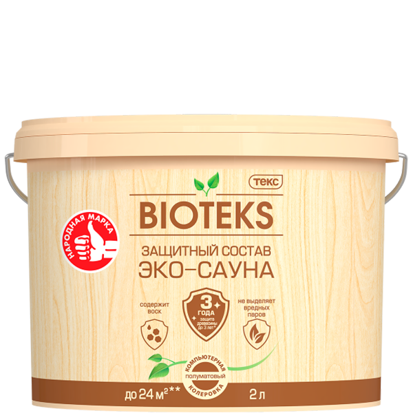 Защитный состав<br>ЭКО-САУНА BIOTEKS