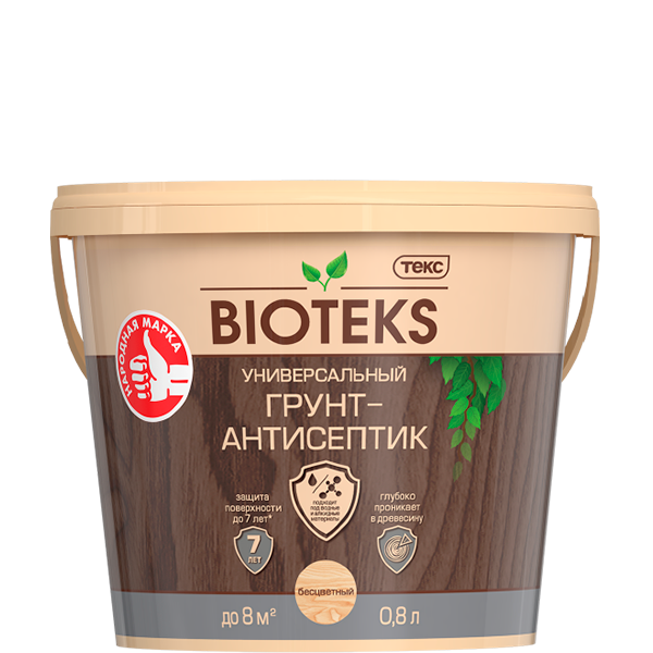 Универсальный грунт-антисептик BIOTEKS